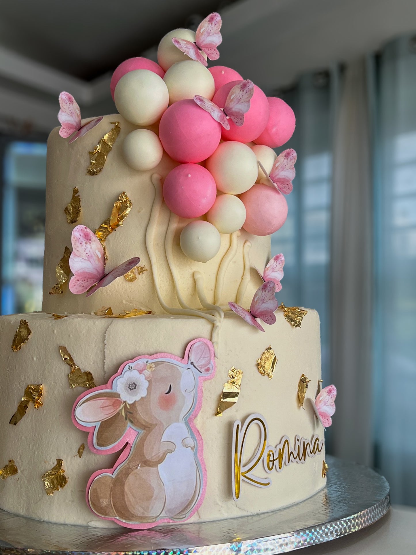 Pastel Baby Shower Conejita - 30 personas