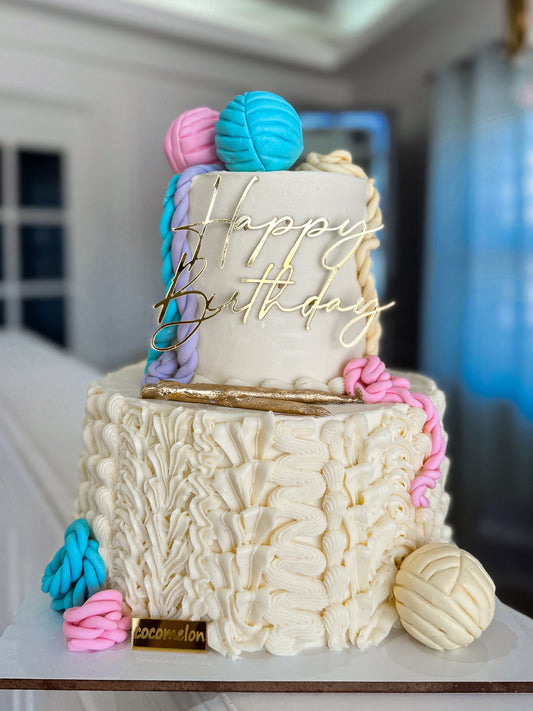 Pastel Tejido – 30 personas