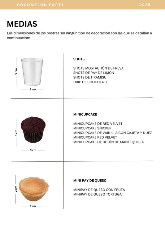 Paquete #5 de postres