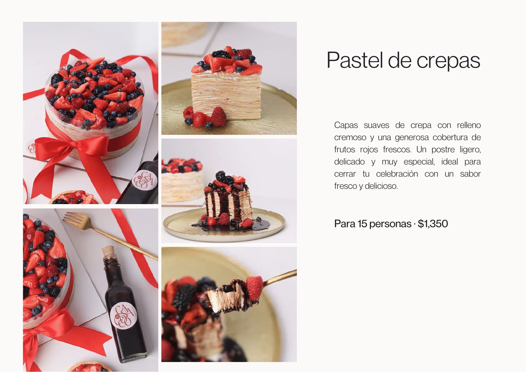 Catálogo 2026: Pastel de crepas, página 4 de 13