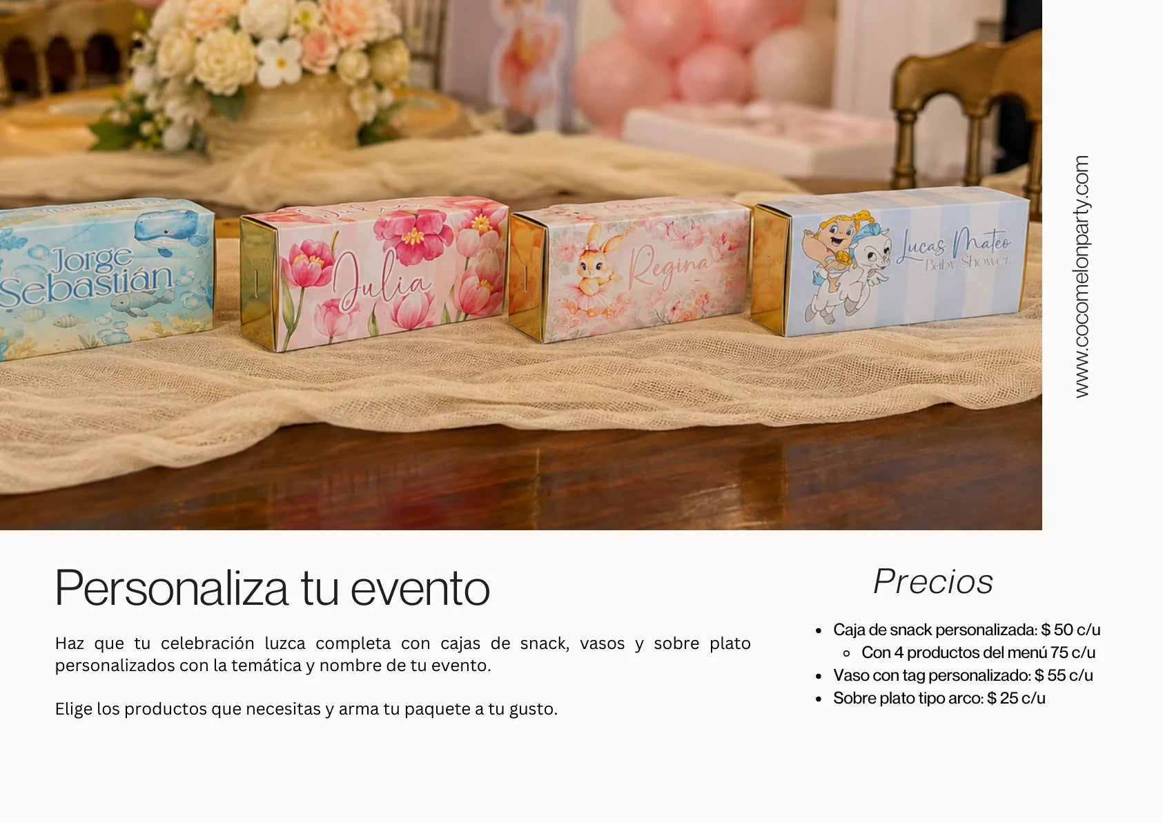 Catálogo 2026: Personaliza tu evento y precios, página 8 de 13